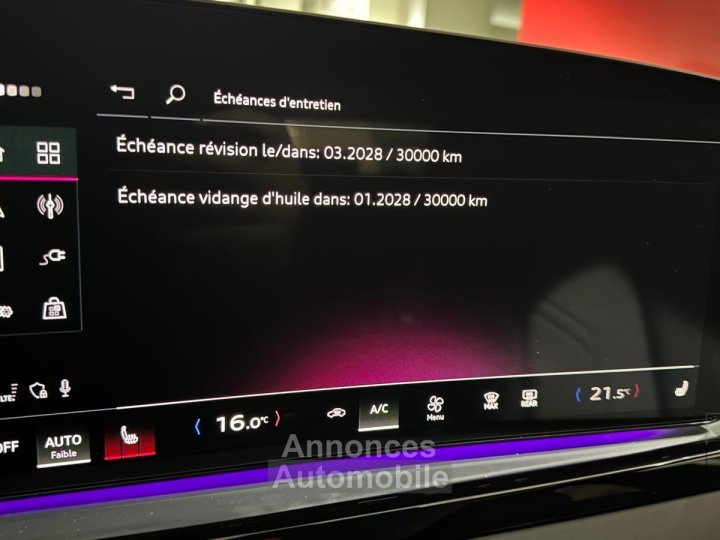 Audi A5 AVANT Avant e-hybrid 299 ch S tronic 7 Quattro S line - 27