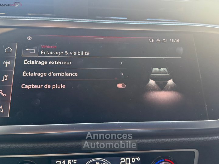Audi Q3 35 TFSI 150 ch S tronic 7 Design Luxe GARANTIE 12 MOIS - 15