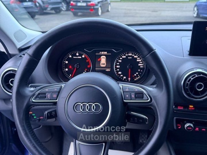Audi A3 8V 14 TFSi 122cv Ambition X&eacute;non LED Bluetooth R&eacute;gulateur Cam&eacute;ra Radar AV%2BAR 1Main Suivie Garantie 12 Mois - 14