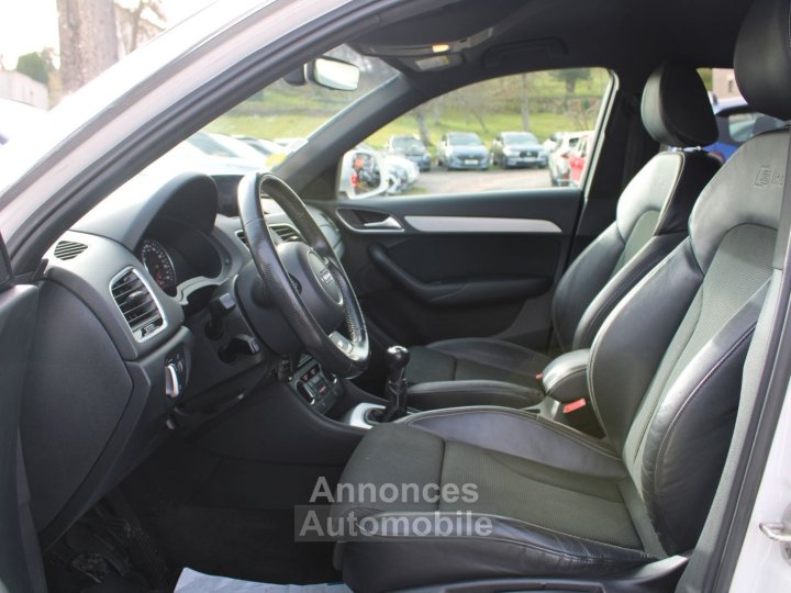 Audi Q3 S-LINE 2L TDI 150 CV MP3 GPS 3D X&Eacute;NON+LED USB RADAR JA 18 BLUETOOTH R&Eacute;GULATEUR - 9