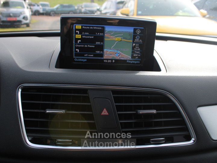 Audi Q3 S-LINE 2L TDI 150 CV MP3 GPS 3D X&Eacute;NON+LED USB RADAR JA 18 BLUETOOTH R&Eacute;GULATEUR - 14