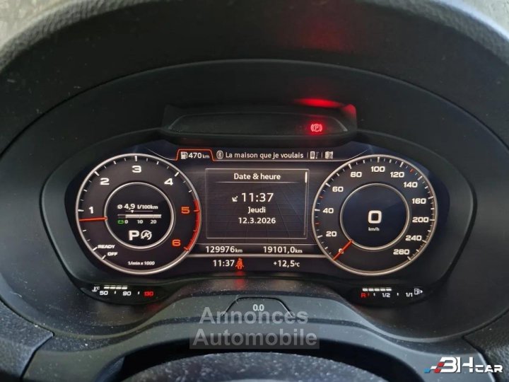 Audi A3 SPORTBACK 16 TDI 110 DESIGN S-TRONIC~Toit pano ~ Virtual Cockpit ~ Bang & Olufsen~Cam&eacute;ra - 16
