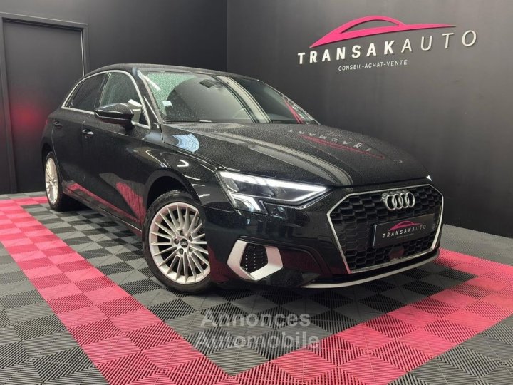 Audi A3 Sportback 40 TFSIe 204ch S tronic 6 Design Luxe SUIVI COMPLET RÉVISION À JOUR - 1