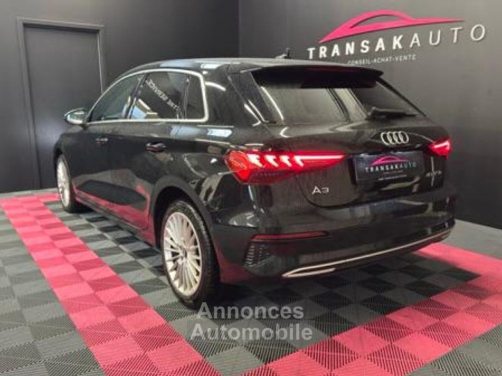 Audi A3 Sportback 40 TFSIe 204ch S tronic 6 Design Luxe SUIVI COMPLET RÉVISION À JOUR - 3