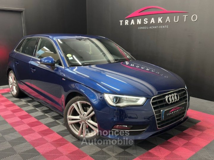 Audi A3 Sportback 16 TDI 110 S Line tronic 7 ORIGINE FRANCE R&Eacute;VISION &Agrave; JOUR COURROIE - 1