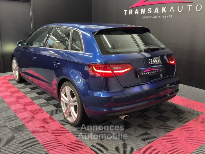 Audi A3 Sportback 16 TDI 110 S Line tronic 7 ORIGINE FRANCE R&Eacute;VISION &Agrave; JOUR COURROIE - 2