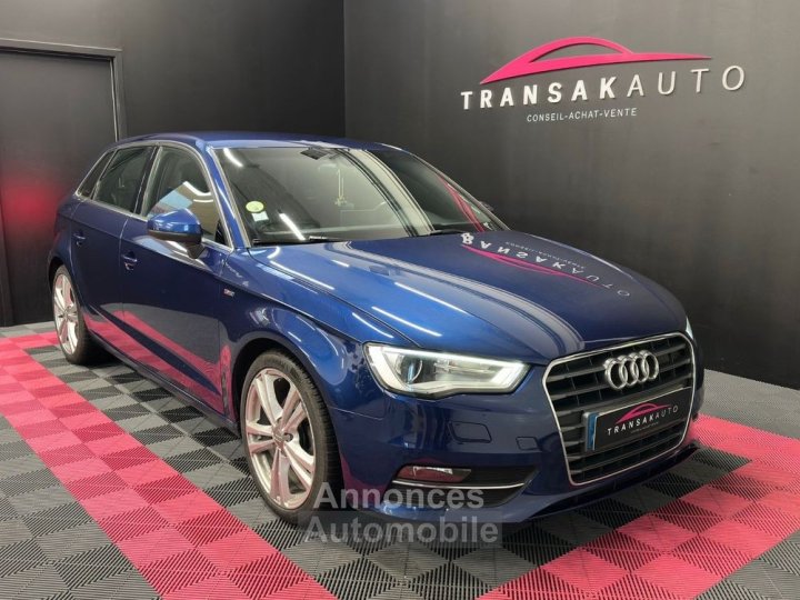 Audi A3 Sportback 16 TDI 110 S Line tronic 7 ORIGINE FRANCE R&Eacute;VISION &Agrave; JOUR COURROIE - 6