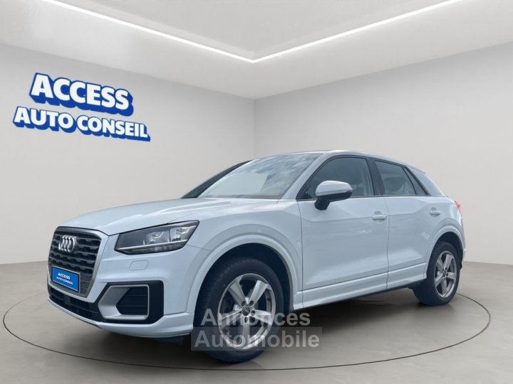 Audi Q2 TDI 116 BVA S Tronic ENTRETIEN COMPLET 4 PNEUS NEUFS DISTRIBUTION FAITE ATTELAGE - 1