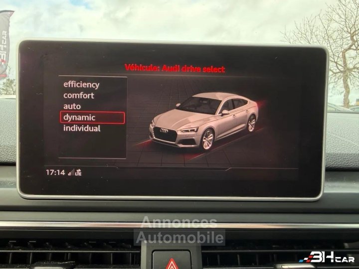 Audi S5 SPORTBACK 30 TFSI 355 QUATTRO TIPTRONIC BVA/ ENTRETIEN AUDI/ FRANCAISE - 21