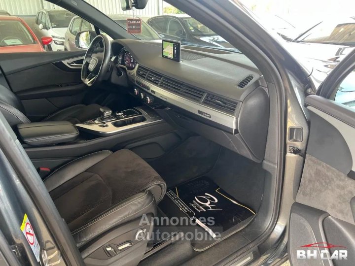 Audi Q7 50 TDI 30 286 S-LINE - 7 places - Si&egrave;ges alcantara - Entretien suivi complet & r&eacute;vis&eacute; (bva) - 16