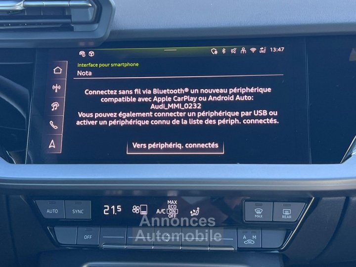 Audi A3 Sportback TFSI Mild Hybrid 116 S tronic 7 S line - 12