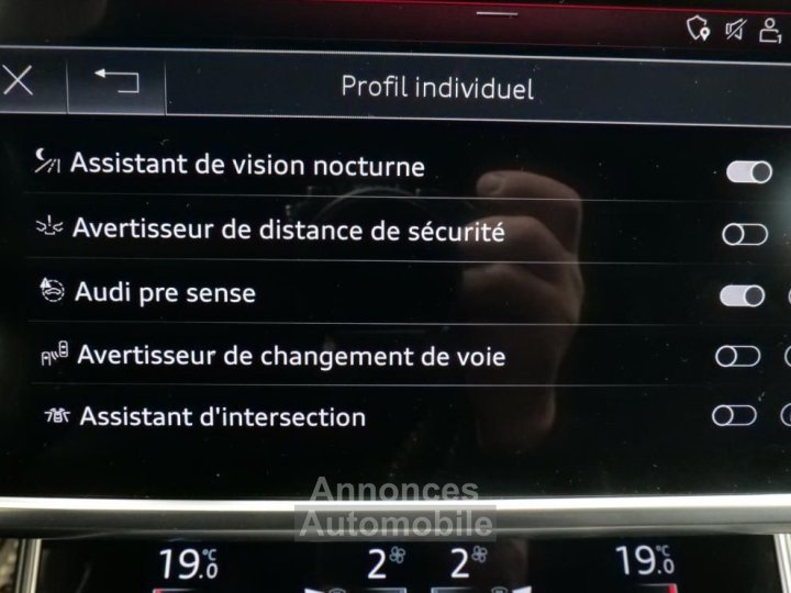 Audi S6 avant 56 TDI 349CH QUATTRO FULL OPTIONS VISION NOCTURE SUSPENSION PNEUMATIQUE AFFICHAGE - 22