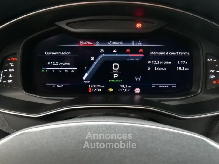 Audi S6 avant 56 TDI 349CH QUATTRO FULL OPTIONS VISION NOCTURE SUSPENSION PNEUMATIQUE AFFICHAGE - 27