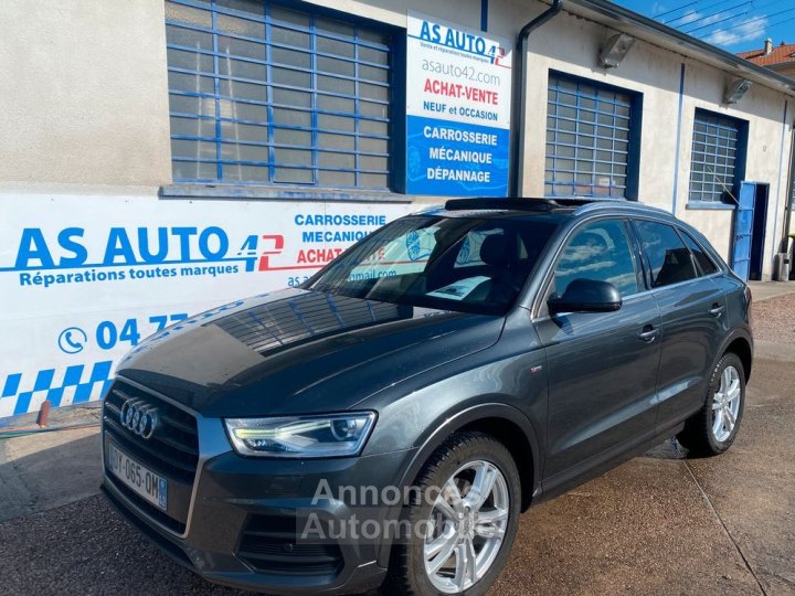 Audi Q3 20 tdi ultra 150ch s line toit ouvrant - 1