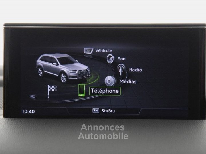 Audi Q7 30 V6 TDI 272CH CLEAN DIESEL S LINE QUATTRO TIPTRONIC 7 PLACES - 28