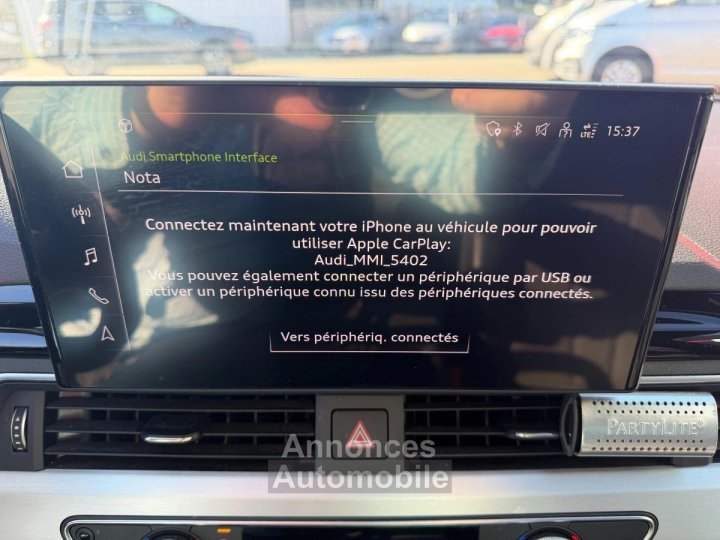 Audi A4 AVANT 20 35 TDI 163 CH S-LINE S TRONIC - 15