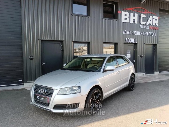 Audi A3 SPORTBACK 18 TFSI 160 AMBITION LUXE CUIR REGULATEUR CARPLAY - 1