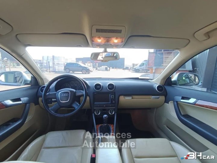 Audi A3 SPORTBACK 18 TFSI 160 AMBITION LUXE CUIR REGULATEUR CARPLAY - 15