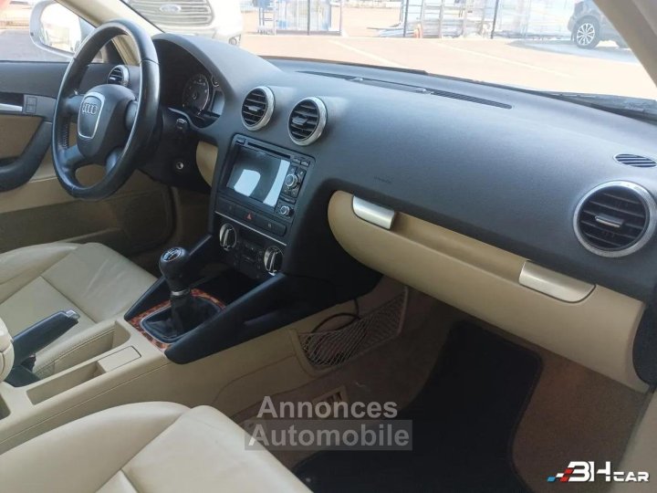 Audi A3 SPORTBACK 18 TFSI 160 AMBITION LUXE CUIR REGULATEUR CARPLAY - 16