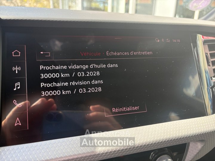 Audi A1 Sportback 30 TFSI 116 ch S tronic 7 S line - 22