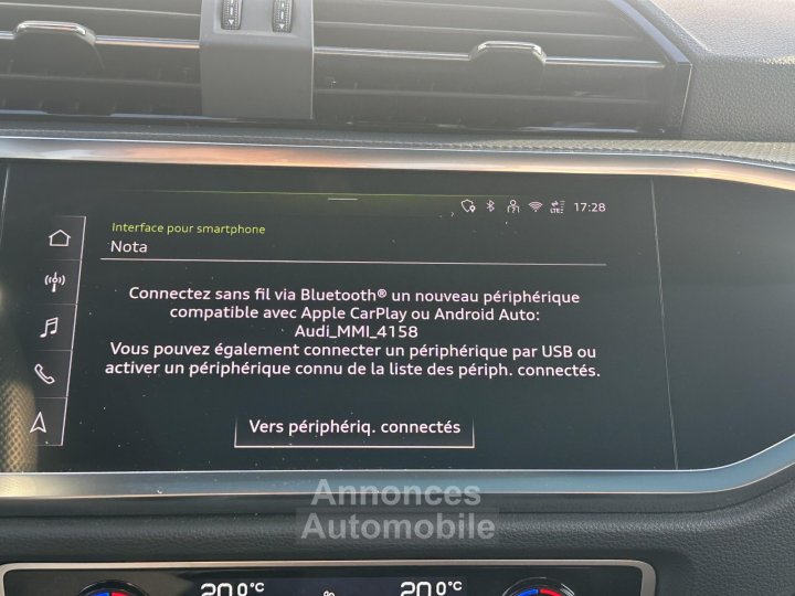 Audi Q3 35 TDI 150 ch S tronic 7 S line plus - 27