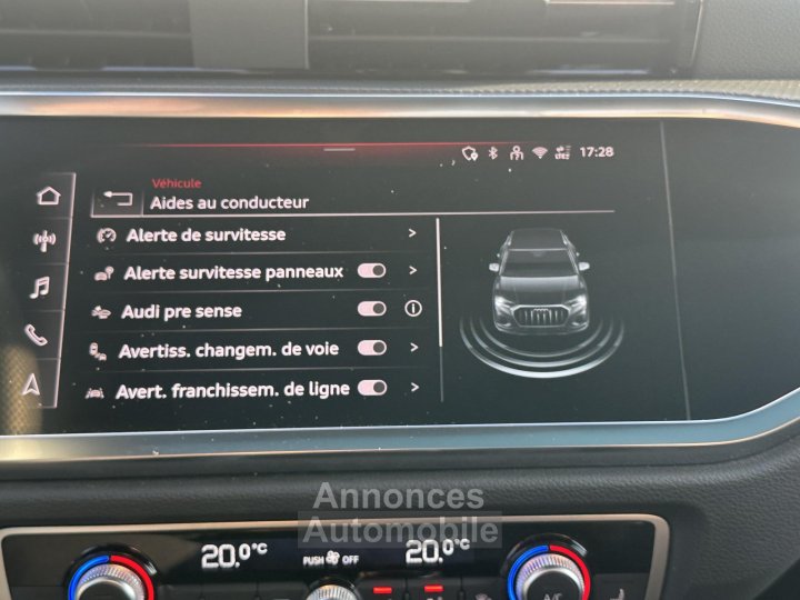 Audi Q3 35 TDI 150 ch S tronic 7 S line plus - 28