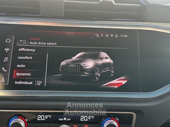 Audi Q3 35 TDI 150 ch S tronic 7 S line plus - 29