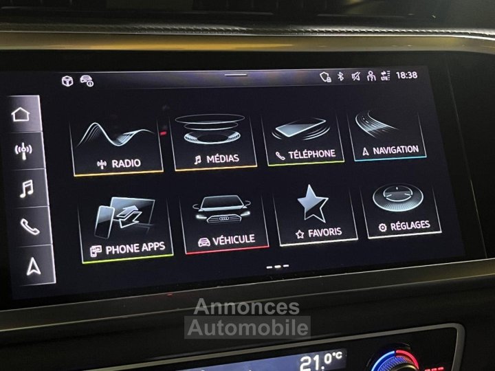 Audi Q3 DIESEL S LINE 20 35 TDI - 150CV - BVA 7  S-tronic Garantie - 36