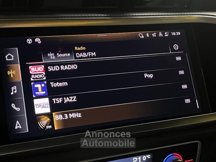 Audi Q3 DIESEL S LINE 20 35 TDI - 150CV - BVA 7  S-tronic Garantie - 39