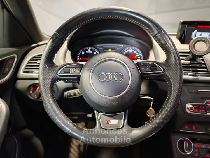 Audi Q3 20 TDI 150 ch S tronic 7 Quattro S line / ORIGINE FRANCE / ENTRETIEN 100% / VIDANGE BVA ET HALDEX OK / TOIT OUVRANT - 13