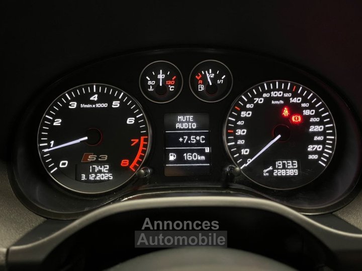 Audi S3 phase 2 20 tfsi 265 quattro distribution neuve carvertical vierge - 12