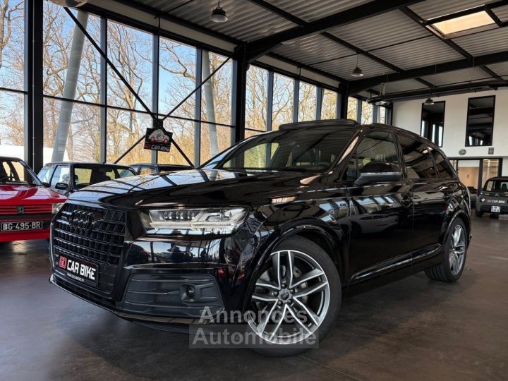 Audi Q7 S LINE 30 V6 Quattro 272CH Configuration exceptionnelle Suivi complet Bose Toit ouvrant Suspension pilot&eacute;e attelage &eacute;lec 689-mois - 1
