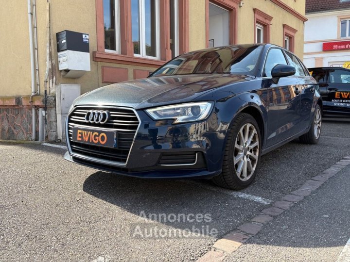 Audi A3 Sportback 16 tdi 115 virtual cockpit bvm garantie 6 mois - 1