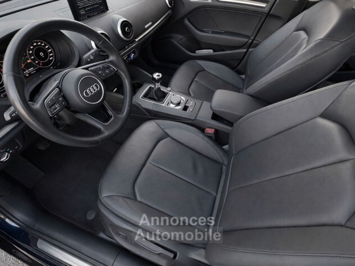 Audi A3 Sportback 16 tdi 115 virtual cockpit bvm garantie 6 mois - 11
