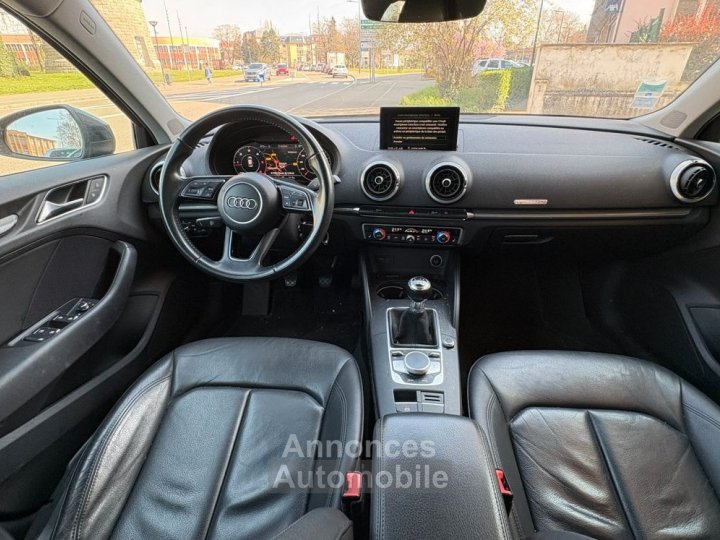 Audi A3 Sportback 16 tdi 115 virtual cockpit bvm garantie 6 mois - 15