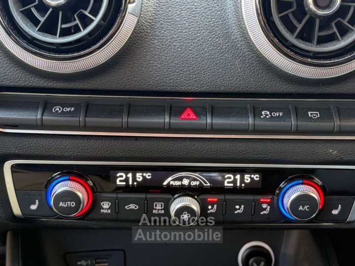 Audi A3 Sportback 16 tdi 115 virtual cockpit bvm garantie 6 mois - 24