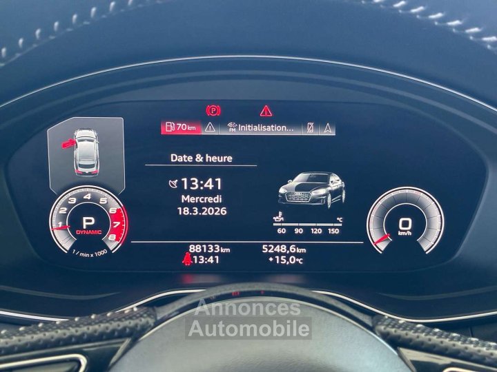 Audi A5 SPORTBACK20TFSI FULL SLINE-COCKPIT-CARPLAY-CAMERA - 25
