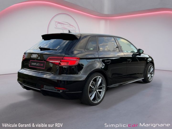 Audi A3 Sportback TFSI 150 S tronic 7 S LINE/FULL BLACK/CARPLAY/SIÈGES CHAUF/MATRIX LED/CAM RECUL/PACK CARBONE - 3
